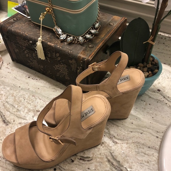 Nude Erica Steve Madden Wedges - Picture 5 of 8